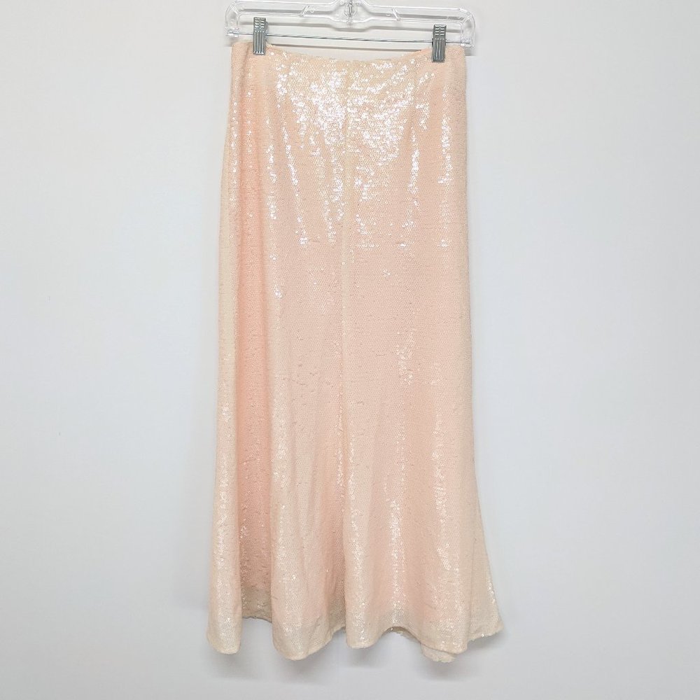 Keepsake The Label Light Pink Sequin Maxi Skirt